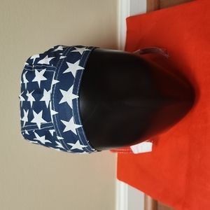 Red White & Blue With Stars Headwrap